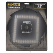 Bozótvágó penge (tárcsa) (D255*25.4) 8 fogú PROCRAFT | H-8T Előnézet 