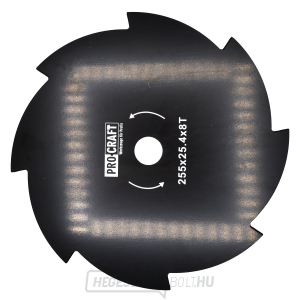 Bozótvágó penge (tárcsa) (D255*25.4) 8 fogú PROCRAFT | H-8T gallery main image