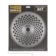 Bozótvágó penge (tárcsa) (D255*25.4) 80 fogú PROCRAFT | H-80T Előnézet 