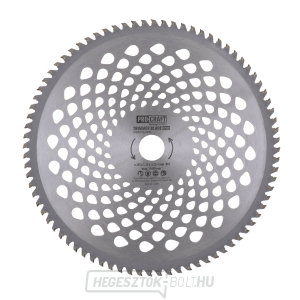 Bozótvágó penge (tárcsa) (D255*25.4) 80 fogú PROCRAFT | H-80T gallery main image