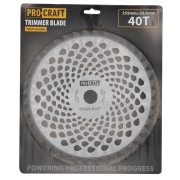 Bozótvágó penge (penge) (D255*25.4) 40 fogú volfrám-karbid PROCRAFT | H/P-40T Előnézet 