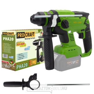 Akkus ütvefúró Procraft PHA20 akkumulátor és töltő nélkül | PHA20bb Akkus ütvefúró Procraft PHA20 akkumulátor és töltő nélkül | PHA20bb gallery main image