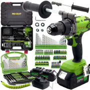Procraft SPA18BL szénkefe nélküli akkus ütvefúró DBS-101 bitkészlettel | SPA18BL/DBS101 Procraft SPA18BL szénkefe nélküli akkus ütvefúró DBS-101 bitkészlettel | SPA18BL/DBS101 gallery main image