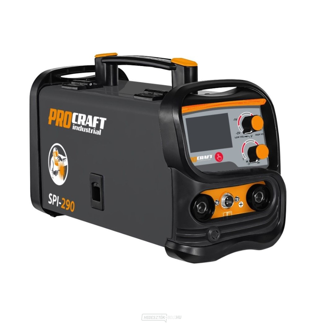 Kombinált inverteres hegesztő Co Flux - porbeles huzal, MMA, TIG emelés Procraft SPI-290 | SPI-290