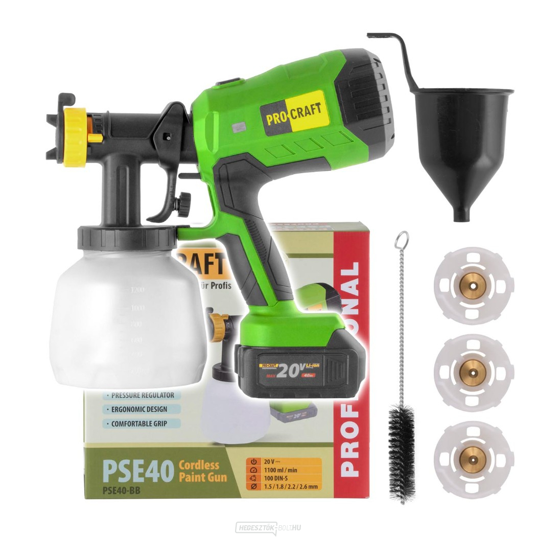 Procraft PSE40bb akkus szórópisztoly (akkumulátor és töltő nélkül) | PSE40bb