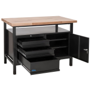 Műhelyasztal P 1200 SLT Black Line Előnézet 