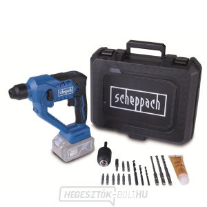 Scheppach C-RHD130-X akkus 20 V-os IXES SDS Plus 3 az 1-ben fúrókalapács kalapáccsal, táskával és tartozékokkal (akkumulátor és töltő nélkül) gallery main image