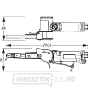 Pneumatikus szalagcsiszoló HAZET 9033 N-4 Előnézet 