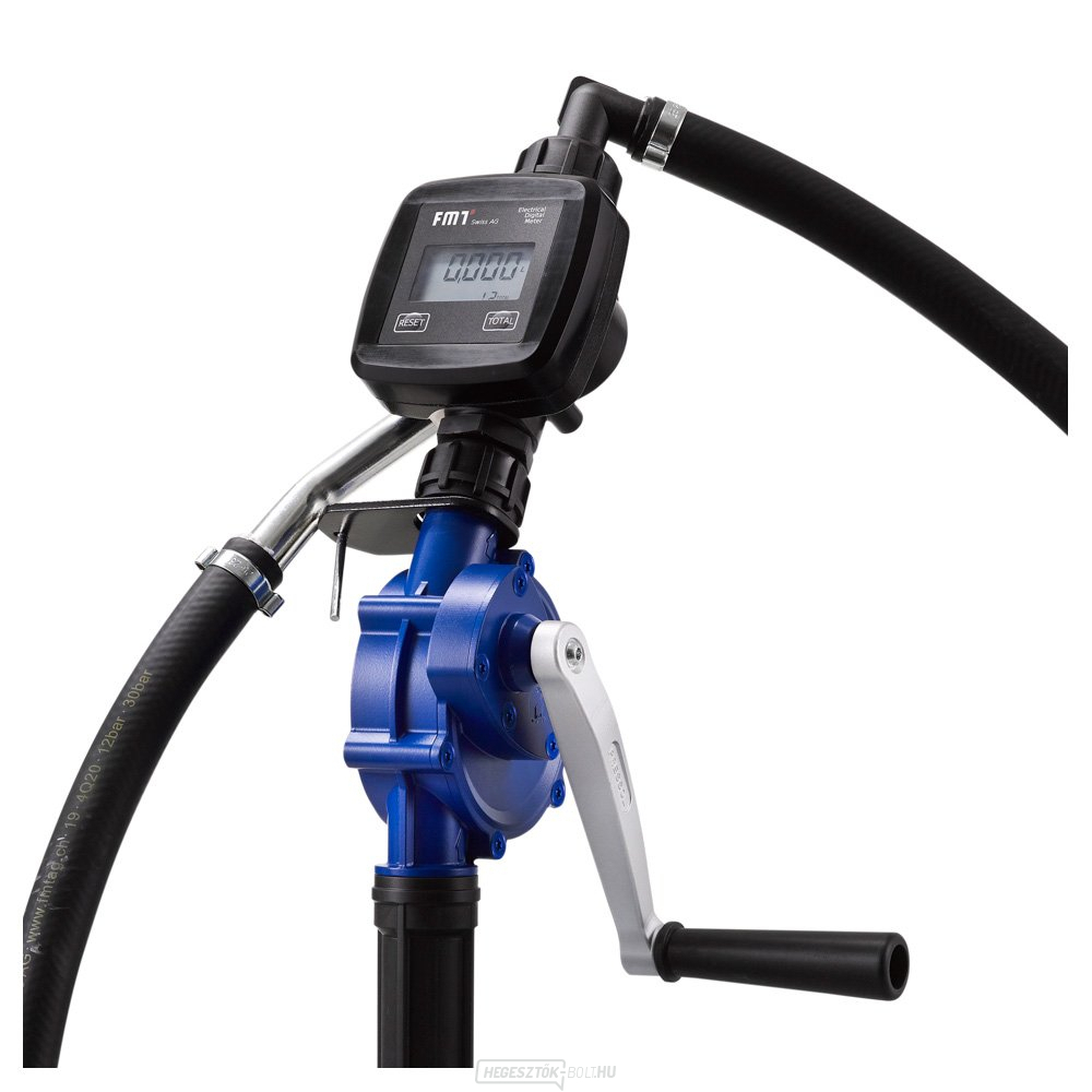 Kézi forgódugattyús szivattyú áramlásmérővel PRESSOL 13 057