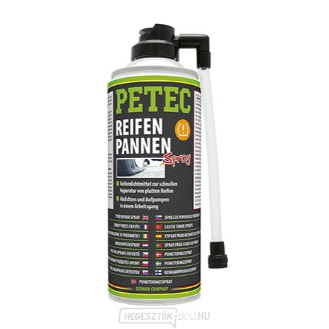 PETEC 70580 gumiabroncs-tömítő és -felfújó eszköz
