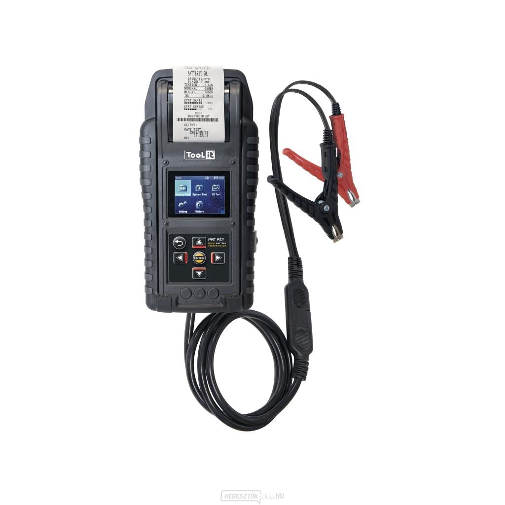 PBT812 akkumulátor teszter - START/STOP