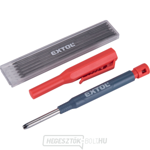 Jelölőceruza tokkal és cserélhető béllel, Ø 2,8 mm, HB keménység Jelölőceruza tokkal és cserélhető béllel, Ø 2,8 mm, HB keménység gallery main image