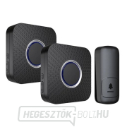 Vezeték nélküli GETI GWDK208B kinetikus csengő szett Vezeték nélküli GETI GWDK208B kinetikus csengő szett gallery main image