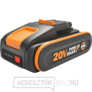 WA3639 - Akkumulátoros áramforrás kijelzővel Li-Ion 20V, 2Ah Előnézet 