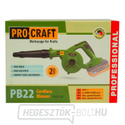 Akkus lombfúvó Procraft PB22 (akkumulátor és töltő nélkül) | PB22bb Előnézet 