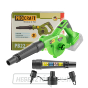 Akkus lombfúvó Procraft PB22 (akkumulátor és töltő nélkül) | PB22bb gallery main image
