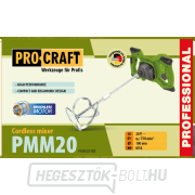 Akkus habarcskeverő Procraft PMM20 (akkumulátor és töltő nélkül) | PMM20 náhled