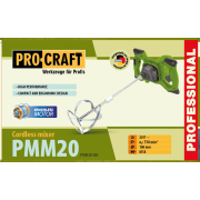 Akkus habarcskeverő Procraft PMM20 (akkumulátor és töltő nélkül) | PMM20 náhled
