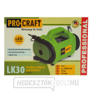 LK30 Procraft akkus kompresszor fúvóka kombinációval (akkumulátor és töltő nélkül) | LK30 bb náhled