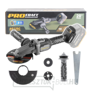 Akkus sarokcsiszoló lapos fejjel Procraft Industrial AG125C (akkumulátor és töltő nélkül) | AG125C bb Akkus sarokcsiszoló lapos fejjel Procraft Industrial AG125C (akkumulátor és töltő nélkül) | AG125C bb gallery main image