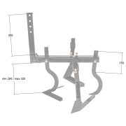 Állítható gyomirtó/osztó Hahn & Sohn Cedrus GL06 kultivátorhoz Előnézet 