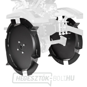 Vaskerekek a Hahn & Sohn Cedrus GL06 kultivátorhoz (tömör, 6 pengéjű) gallery main image