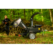 Hahn & Sohn Cedrus R13 - professzionális vontatott ágaprító 18 kW-os Loncin benzinmotorral náhled