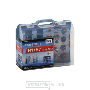 MEGA H1+H7 autóizzók + biztosítékok COMPASS 08517 készlet MEGA H1+H7 autóizzók + biztosítékok COMPASS 08517 készlet gallery main image
