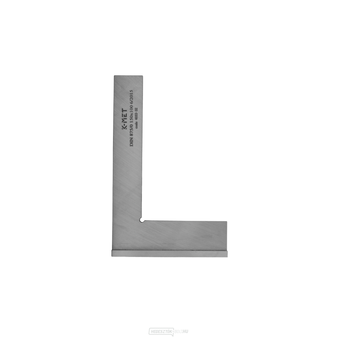 Precíziós derékszög KINEX/K-MET 250x160 mm, 1. osztály, DIN 875