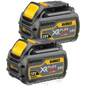 DeWALT DCB546T2 FlexVolt akkumulátorcsomag (18/54V- 6.0/2.0Ah) Li-ion gallery main image