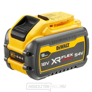 DeWALT 54V XR 9Ah FLEXVOLT® kezdőkészlet két akkumulátorral gallery main image
