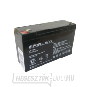 Ólomsavas akkumulátor 6V 12Ah VIPOW BAT0201 gallery main image