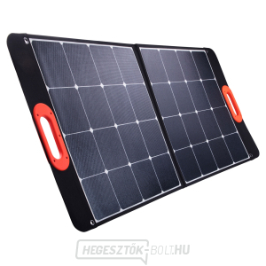 napelem, újratölthető, összecsukható, MC4, USB, 100W gallery main image