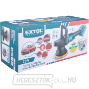 Akkumulátoros orbitális polírozó SHARE20V, 150mm, SZÉNKEFEMENTES, 2Ah náhled