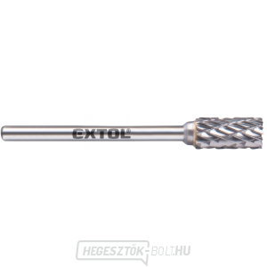 Keményfém maró, hengeres, végfogakkal, ⌀6x13mm, ⌀3mm szár, közepes fogazású (dupla fogazású) gallery main image
