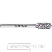 Keményfém maró, hengeres, gömb alakú heggyel, ⌀6x13mm, ⌀3mm szár, közepes fogazású (dupla fogazású) gallery main image