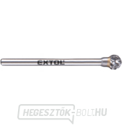 keményfém maró, golyós, ⌀6mm, ⌀3mm szár, közepes fogazású (dupla fogazású) keményfém maró, golyós, ⌀6mm, ⌀3mm szár, közepes fogazású (dupla fogazású) gallery main image