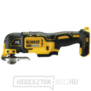DeWALT DCS355N akkus oszcilláló csiszoló (18V/akkumulátor nélkül) + 29 darabos tartozékkészlet Előnézet 