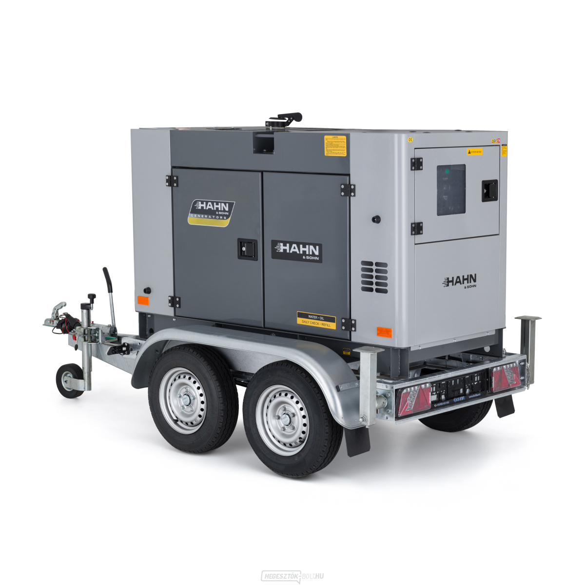 Hahn & Sohn HDE40SS3 dízelgenerátor kocsival