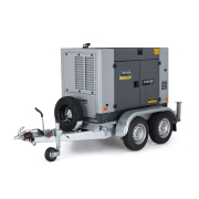 Hahn & Sohn HDE40SS3 dízelgenerátor kocsival Előnézet 