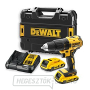 DeWALT DCD777D2T 18 V-os akkus fúró-csavarozó, 2 x 2 Ah, Tstak töltő gallery main image