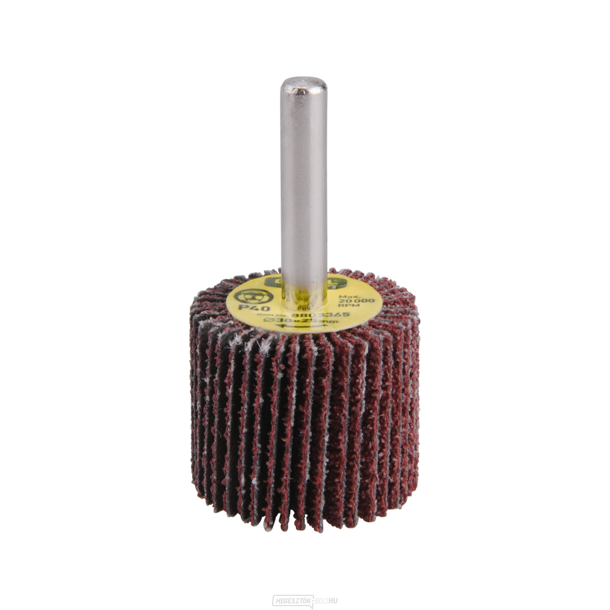 Csiszolókorong száron, O 30x25x6mm, P40