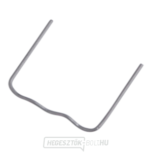 Hegesztő bilincsek, 150 db, hullámos, ⌀0,6 mm, távolság 15 mm Hegesztő bilincsek, 150 db, hullámos, ⌀0,6 mm, távolság 15 mm gallery main image