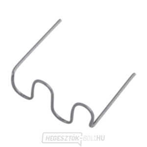 Hegesztő bilincsek, 150 db, gyapjú, ⌀0,6 mm, távolság 15 mm Hegesztő bilincsek, 150 db, gyapjú, ⌀0,6 mm, távolság 15 mm gallery main image