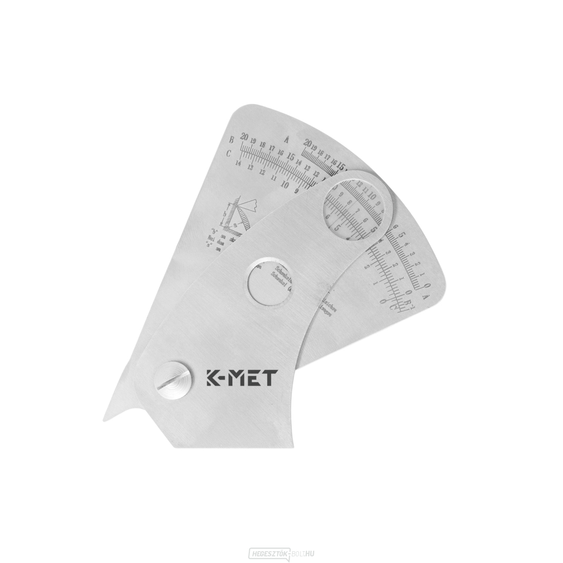 Sarokvarrat-idomszer negatív skálával