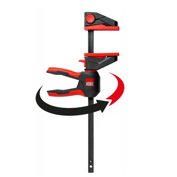 Egykezes szorító, forgatható fogantyúval, Bessey EZ360M-30 154-454mm