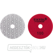 gyémánt polírozókorong csempéhez, O100mm, P100, tépőzáras gyémánt polírozókorong csempéhez, O100mm, P100, tépőzáras gallery main image