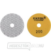 gyémánt polírozókorong csempéhez, O100mm, P200, tépőzáras gyémánt polírozókorong csempéhez, O100mm, P200, tépőzáras gallery main image