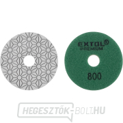 gyémánt polírozókorong csempéhez, O100mm, P800, tépőzáras gyémánt polírozókorong csempéhez, O100mm, P800, tépőzáras gallery main image