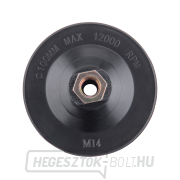 Csiszolóforma tartó - M14, tépőzáras, O100mm Előnézet 